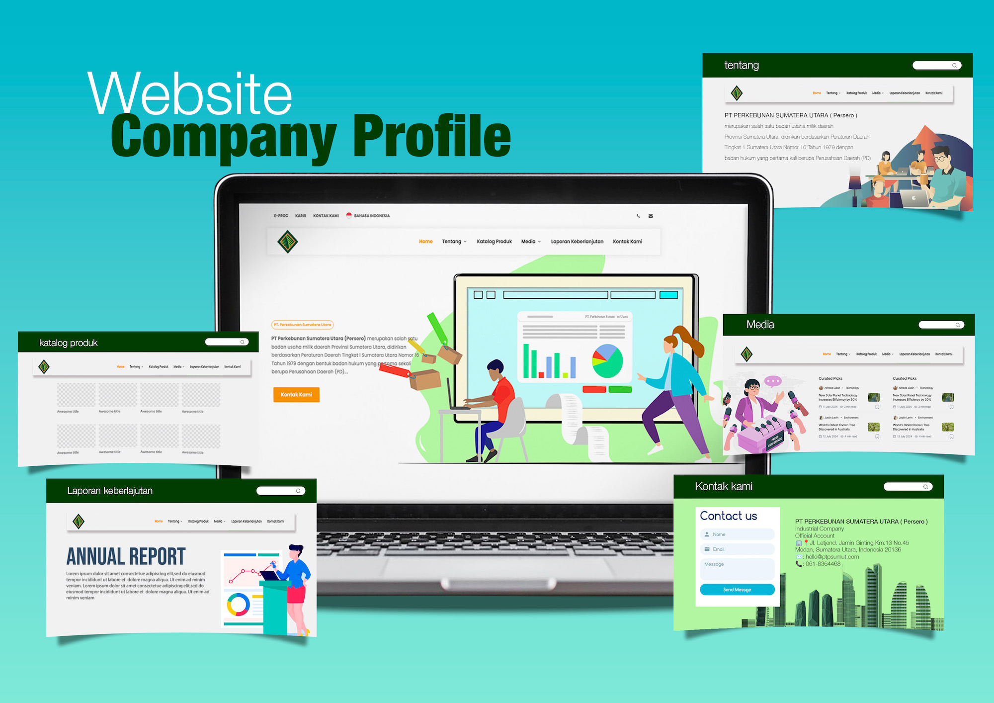 Company profile website